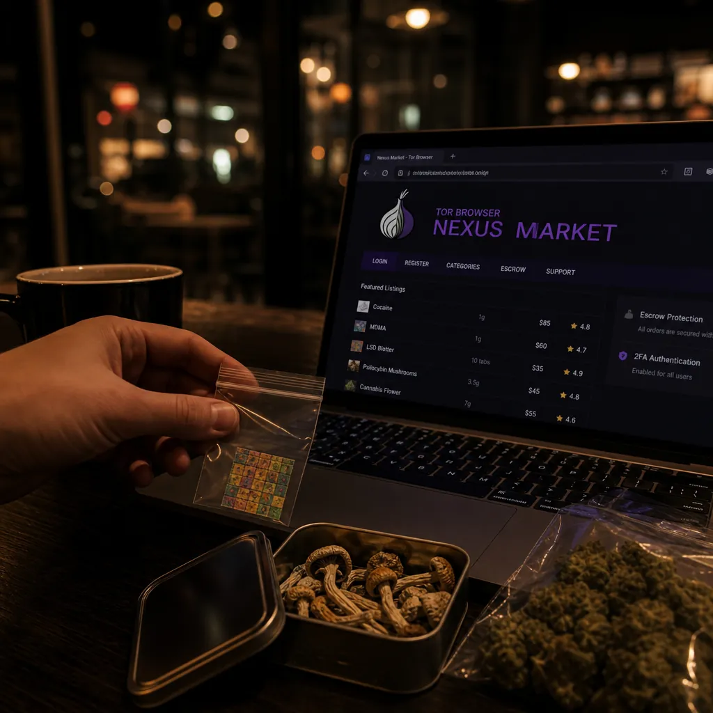 Bitcoin dark web interface preview