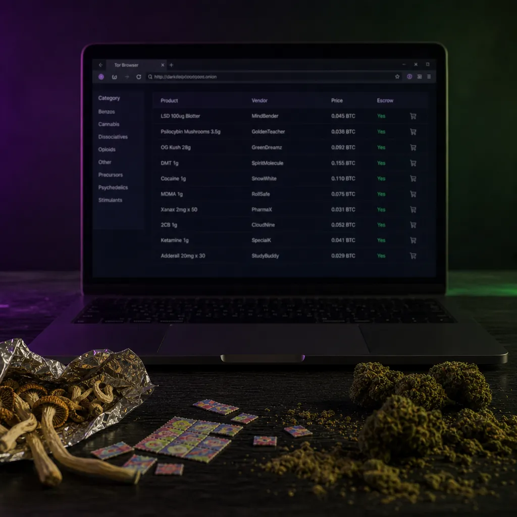 Dark market 2026 interface preview