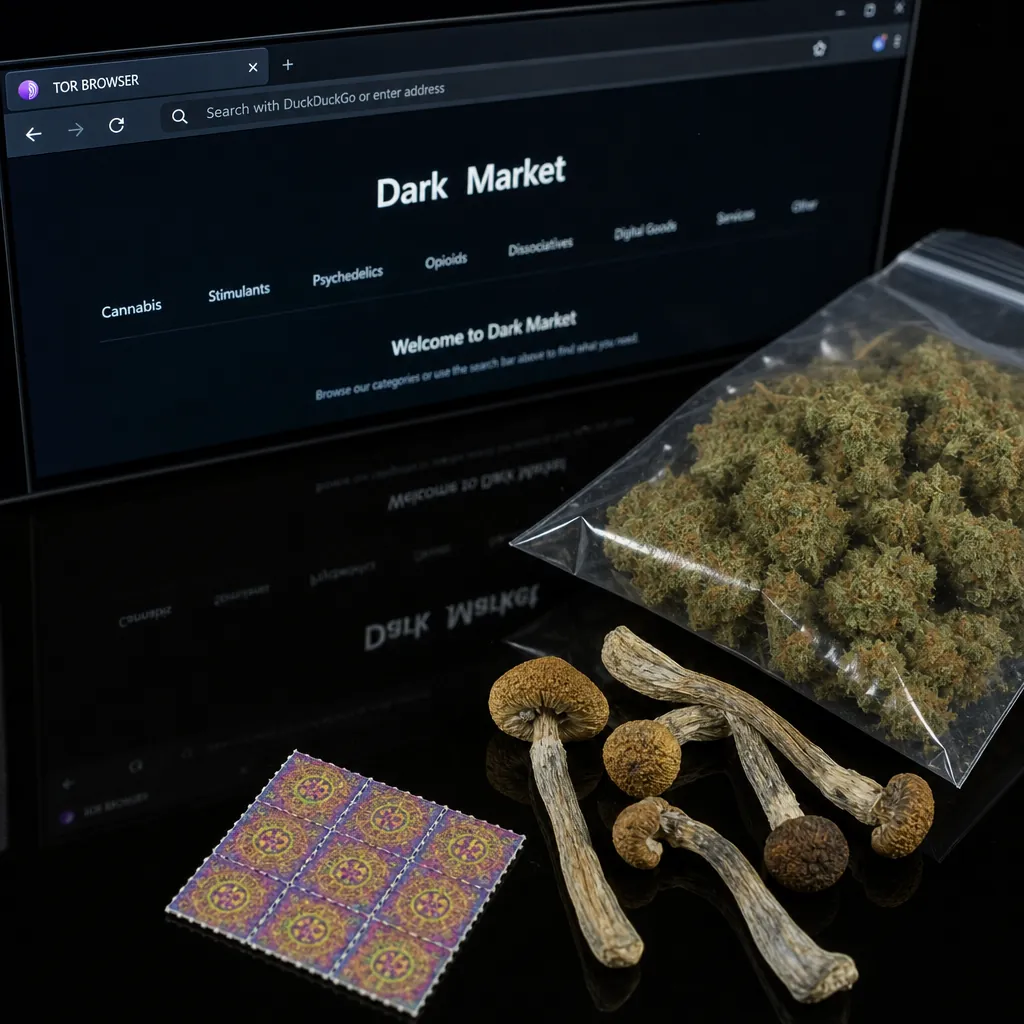 Dark markets interface preview
