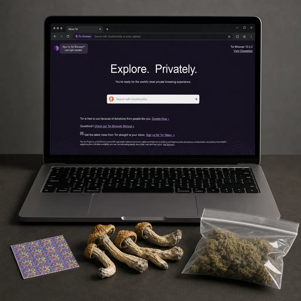 Dark web sites interface preview