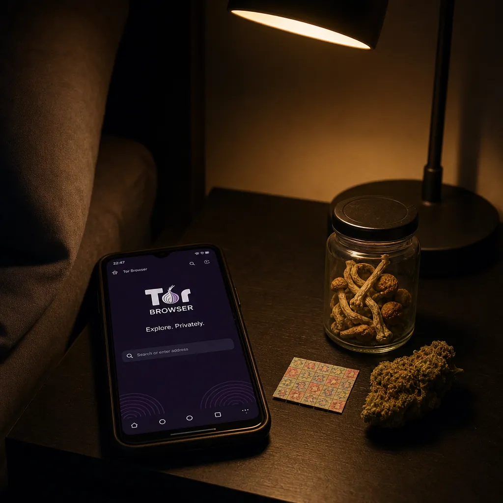 Darknet drug market interface preview