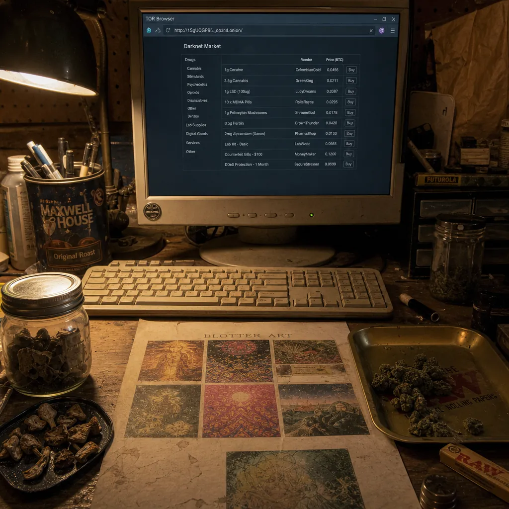 Darknet markets interface preview
