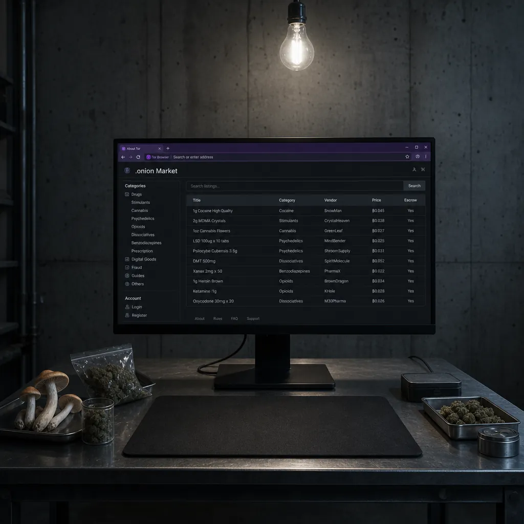 Nexus darknet shop interface preview